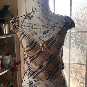 I.Am.Gia plaid top size small